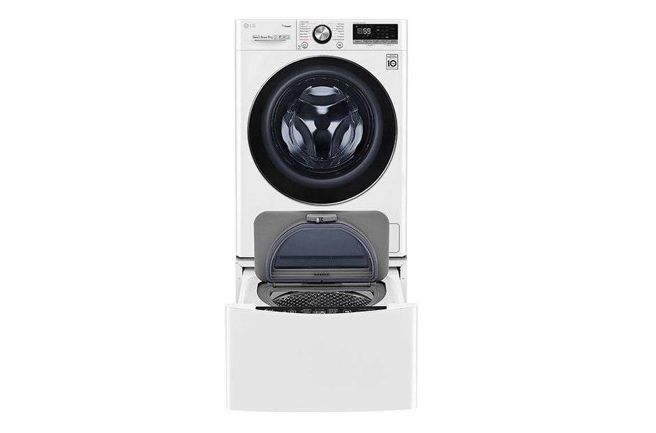 LG TWINWash™, 9 kg Washer with AI Direct Drive™ and Steam™ + 2 kg Mini Washer, FV1409S4W, thumbnail 11