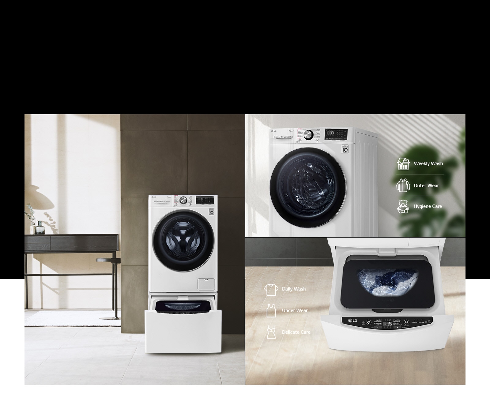 Available with TWINWash™ Mini