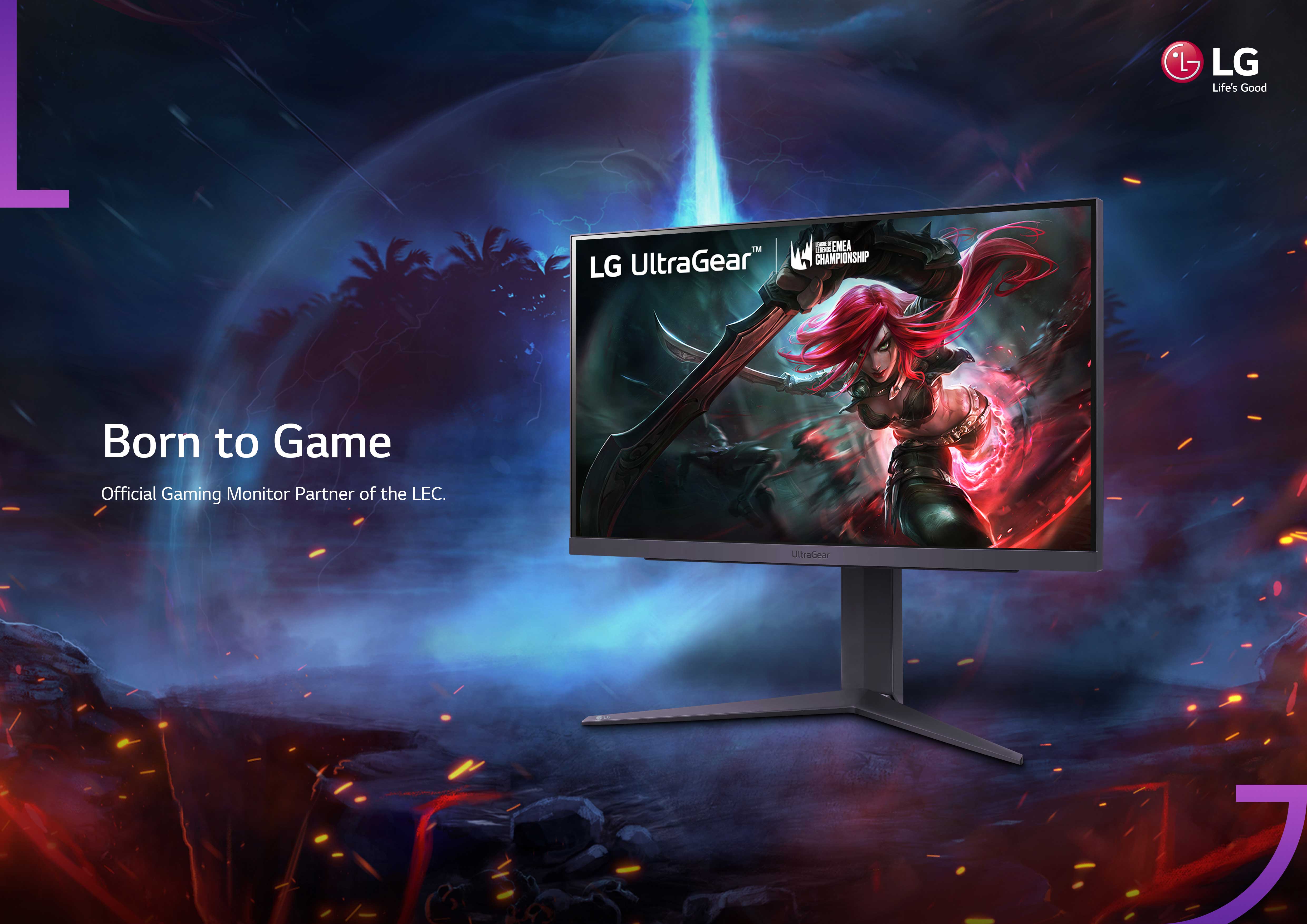 LG'S NEWEST ULTRAGEAR GAMING MONITOR NAMED OFFICIAL DISPLAY OF LEC 2023