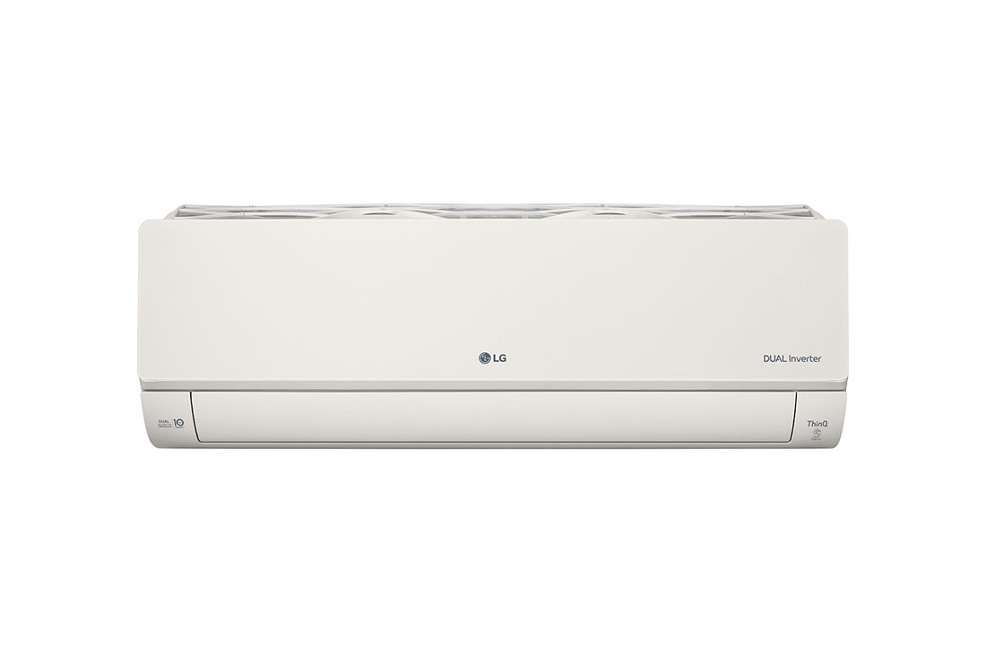 LG ARTCOOL Beige, 6.6kW, stijlvol beige design met DUAL Inverter en Uvnano™, Vooraanzicht, AB24BK