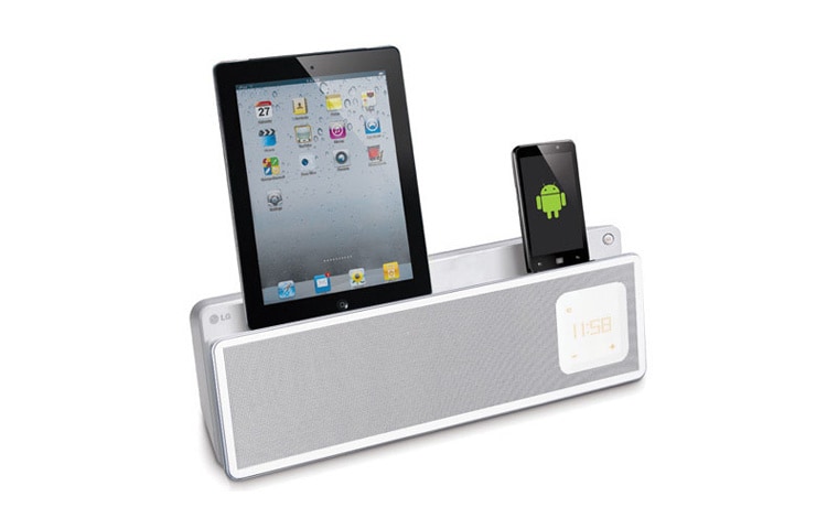 LG iPhone & Android Docking Station | 30 W | Smart square touch display | Bluetooth & inclusief afstandsbediening, ND5520, thumbnail 2