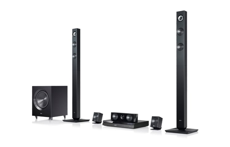 LG 5.1Ch Smart 3D Blu-ray Home Theater System | LG Smart | Wi-Fi built-in | 1100W | LG remote | HDMI | DivX | Full HD Upscaling voor DVD's, BH7420P