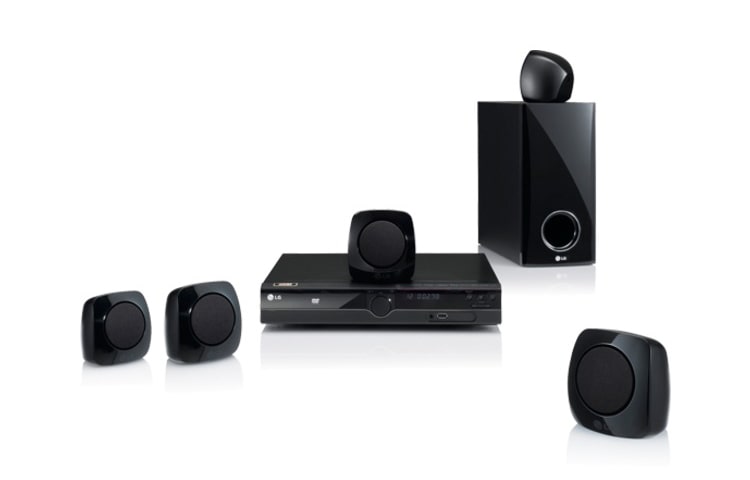 LG DVD Home Cinema Systeem | 300W | USB Direct Recoring & Playback | Portable in, DH3120S