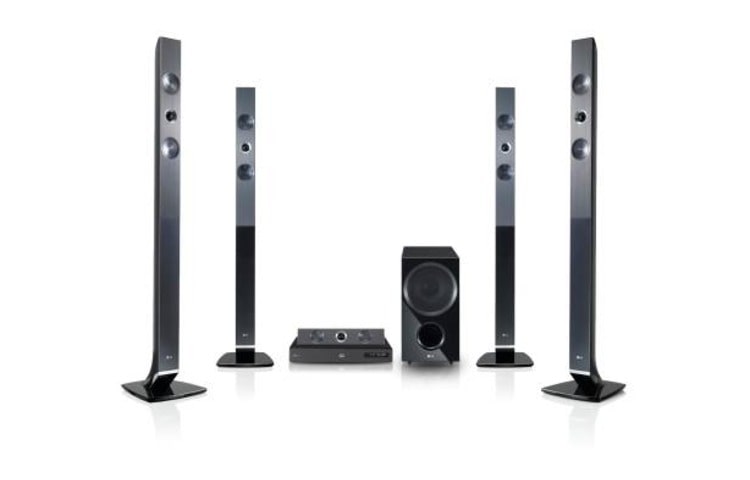 LG 3D Blu-ray™ Home Theater System met Smart TV, Wi-Fi Direct™, DLNA/CIFS, LG Remote en Wall-mountable speakers., HX771