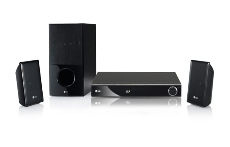 LG 2.1Ch 3D Blu-ray™ Home Theater Systeem met 400W vermogen, DLNA, NetCast, Smart Control en External HDD Playback., HX806CG