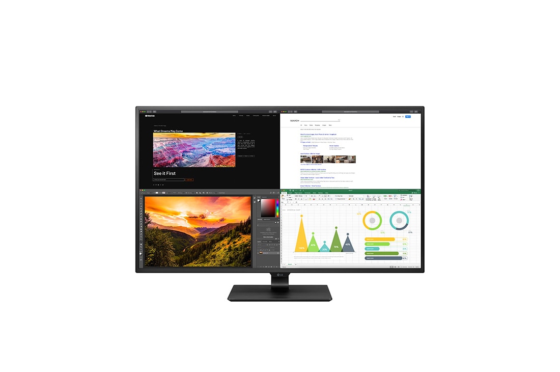 LG 42,5-inch 4K UHD IPS-monitor, 43UN700-B, thumbnail 8