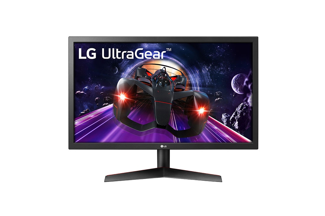 LG 23,6'' UltraGear™ Full HD 1ms (GtG) gamingmonitor, Vooraanzicht, 24GN53A-B