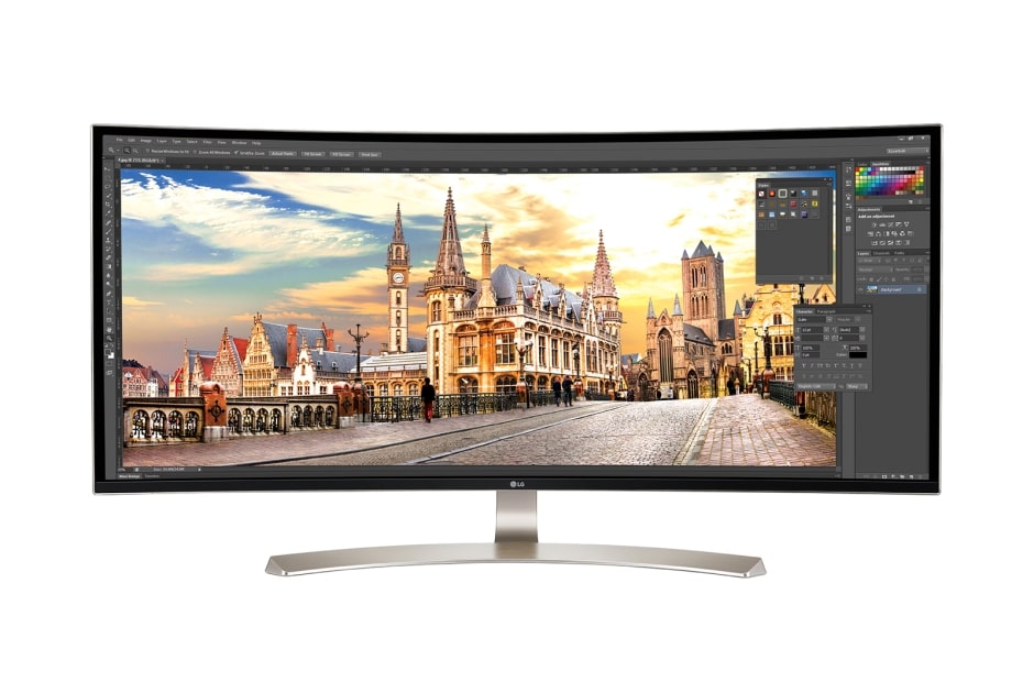 LG 38” Inch | 21:9 Curved Ultrawide™ Monitor | QHD + (3840 x 1600) IPS Display | FreeSync | 1ms Motion Blur Reduction | OnScreen Control | Dual Linkup, 38UC99-W