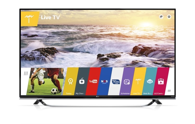 LG 49'' Ultra HD webOS 2.0 Smart TV | Ervaar nu de ultrascherpe en levensechte beelden van LG Ultra HDTV!, 49UF850V