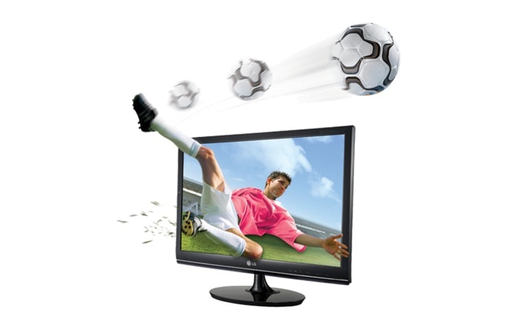 LG 27'' Monitor TV, met Certified Flicker-free, Crosstalk-free, Ultimate 3D Brightness, 2D to 3D Conversion., DM2780D-PZ, thumbnail 2