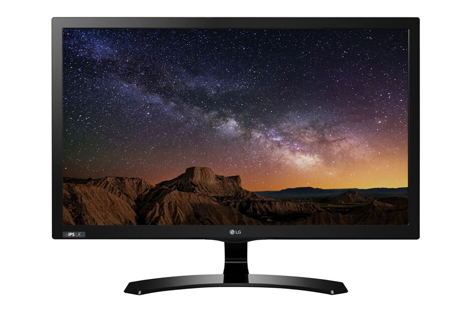 LG 24'' (60 cm) | IPS Display | Wide viewing Angle | Arcline | TV+Monitor & PIP Mode | Wall Mount | Gaming Mode | Cinema Mode, 24MT58DF-PZ