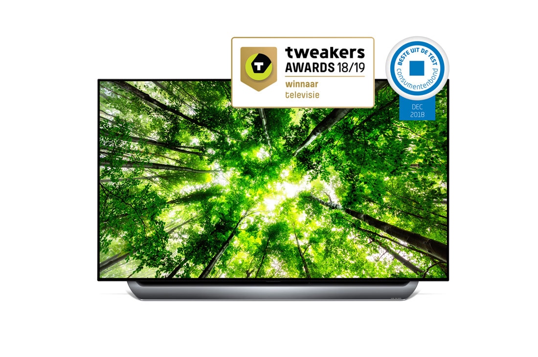 LG 55'' (139 cm) LG OLED C8 | α9 Intelligent Processor | Oneindig contrast | Cinema HDR met Dolby Vision |Blade Slim design, OLED55C8PLA