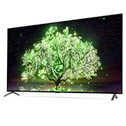 LG А1 77 inch 4K Smart OLED TV, Omgekeerd 15 graden zijaanzicht, OLED77A16LA, thumbnail 4