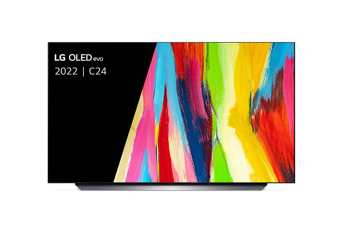 LG OLED evo C2 48 inch 4K Smart TV, Vooraanzicht , OLED48C24LA