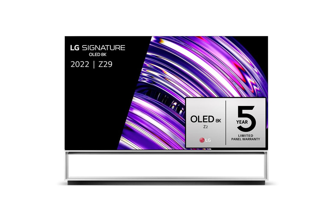 LG Z2 88 inch 8K, Vooraanzicht, OLED88Z29LA