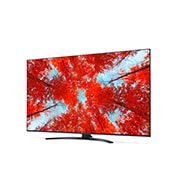 LG UHD 4K TV, 30 graden vooraanzicht met invulbeeld, 50UQ91006LA, thumbnail 3