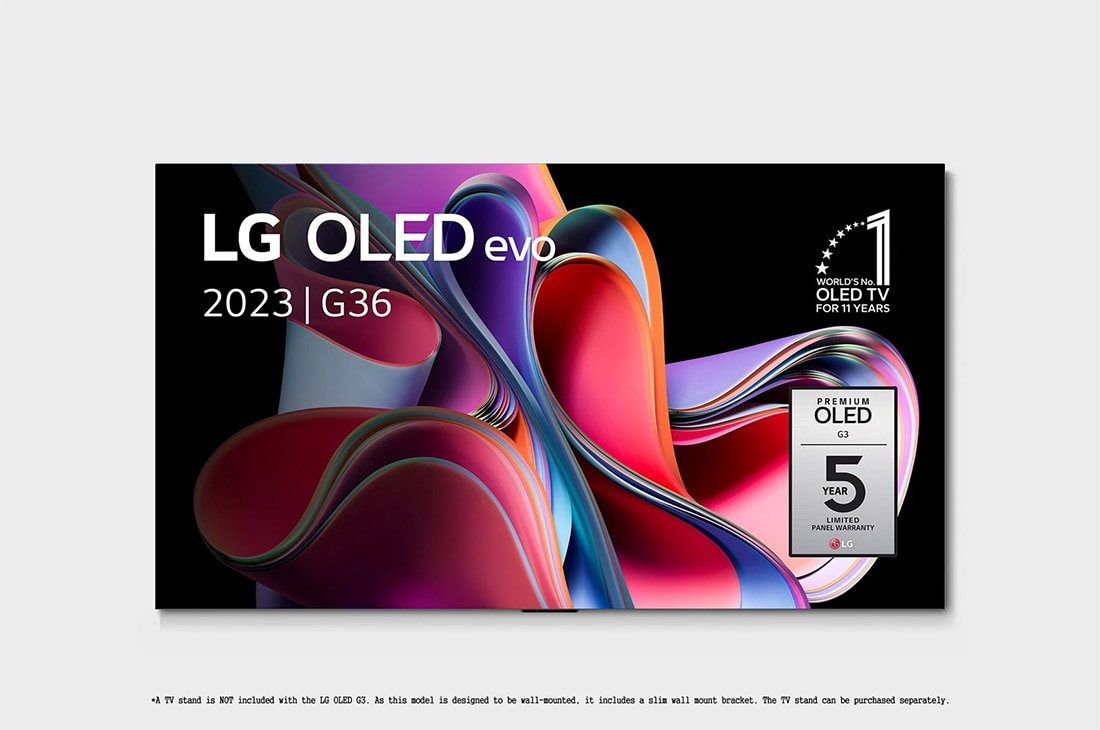 LG 65 inch LG OLED evo G3 4K Smart TV - OLED65G36LA, OLED65G36LA