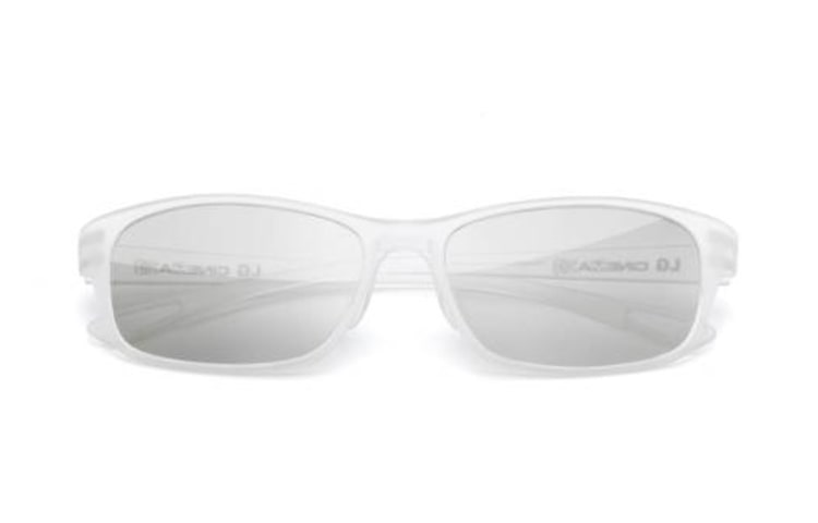 LG AG-F340 CINEMA 3D Bril | passieve 3D technologie | Wit design | Batterijloos | Comfortabel | Geen last van flikkering | Full HD 1080p, AG-F340