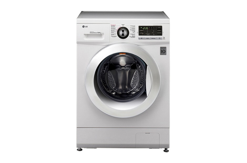 LG 8kg wassen, 4kg drogen, beste zorg voor uw was met 6 motion, zuinig, stil en duurzaam door de Direct Drive motor, grote deur, F1496AD1