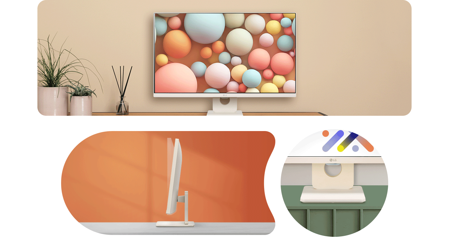 Stilig plassbesparende design.	