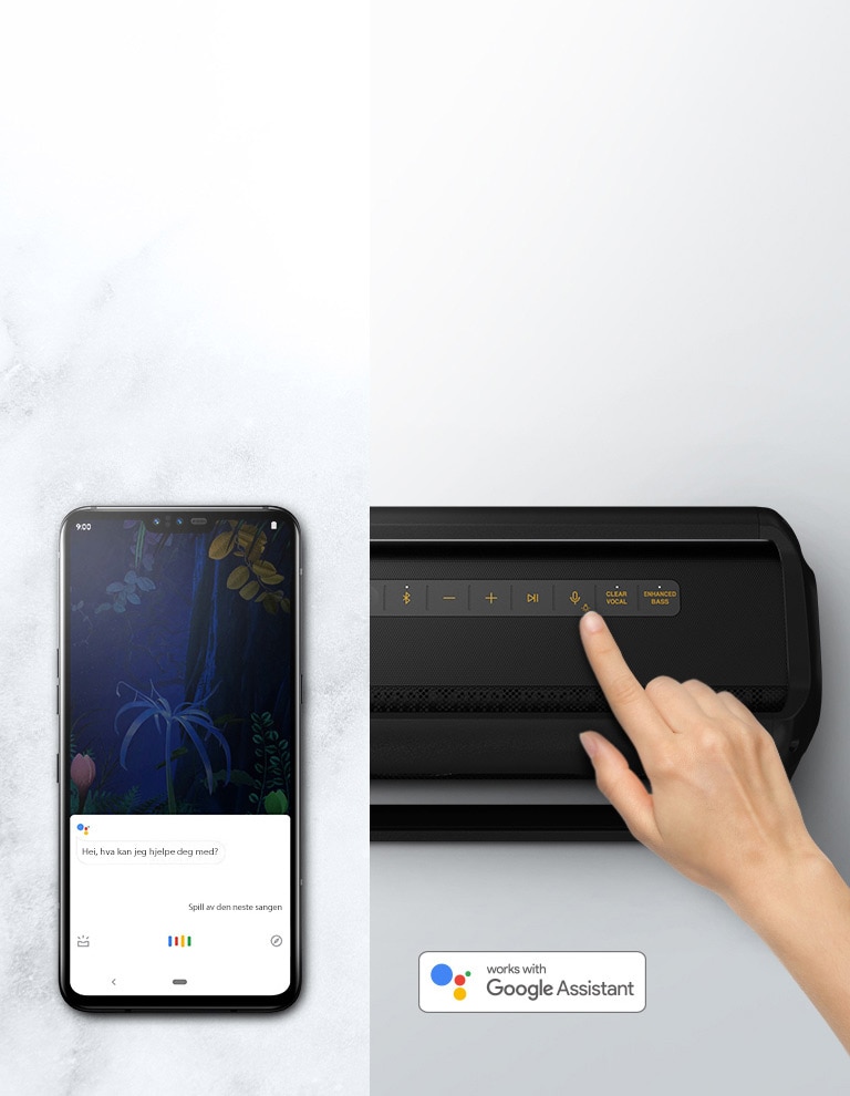 Talekommando til fjernkontroll<br>2