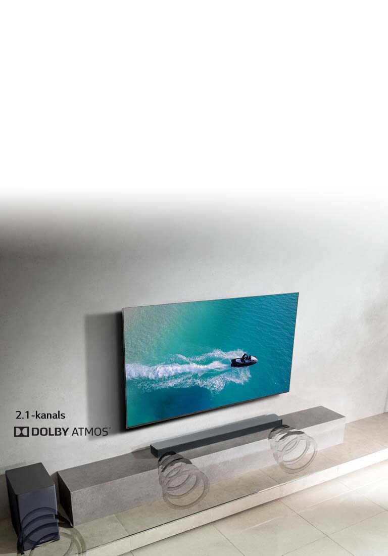 Kinolyd hjemme med Dolby Atmos®<br>2