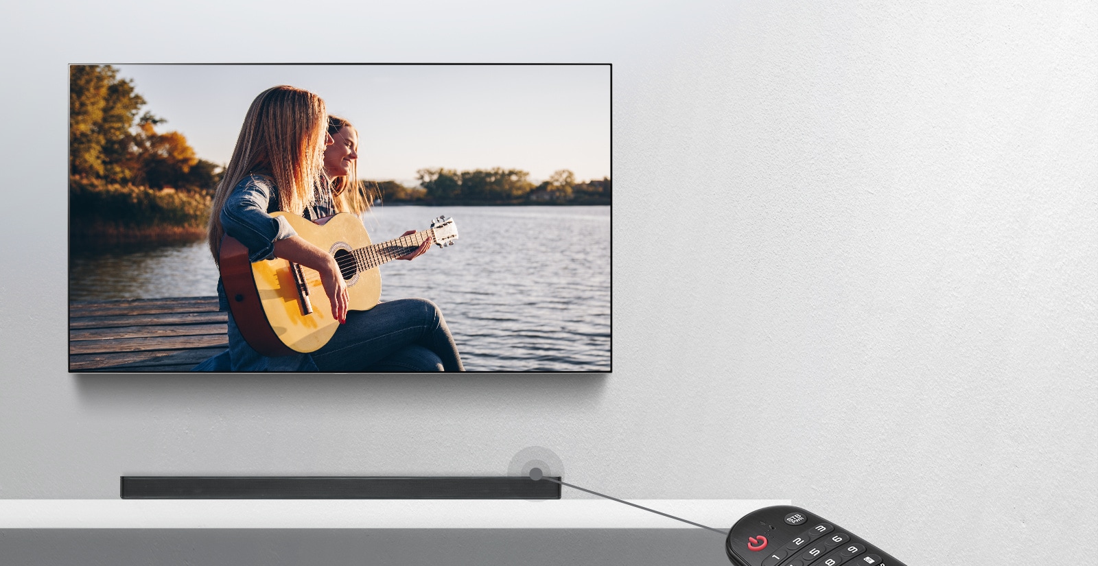 Styr med TV-fjernkontrollen<br>1