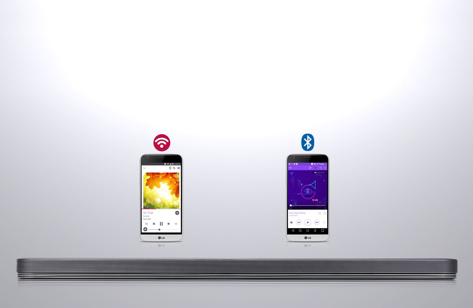 Strøm hva som helst med Wifi- og Bluetooth<br>1