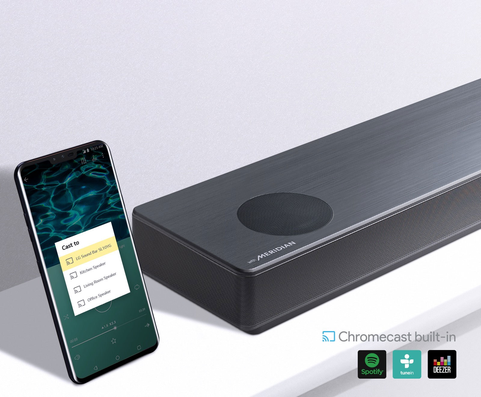 Innebygget Chromecast1