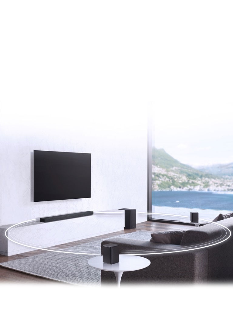 Koble til og Oppgrader til Surround<br>2