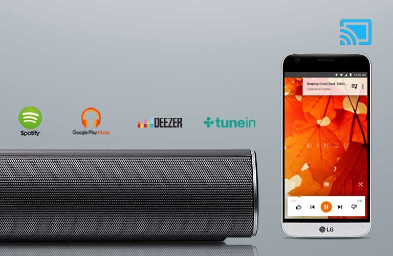 Innebygget Chromecast<br>2