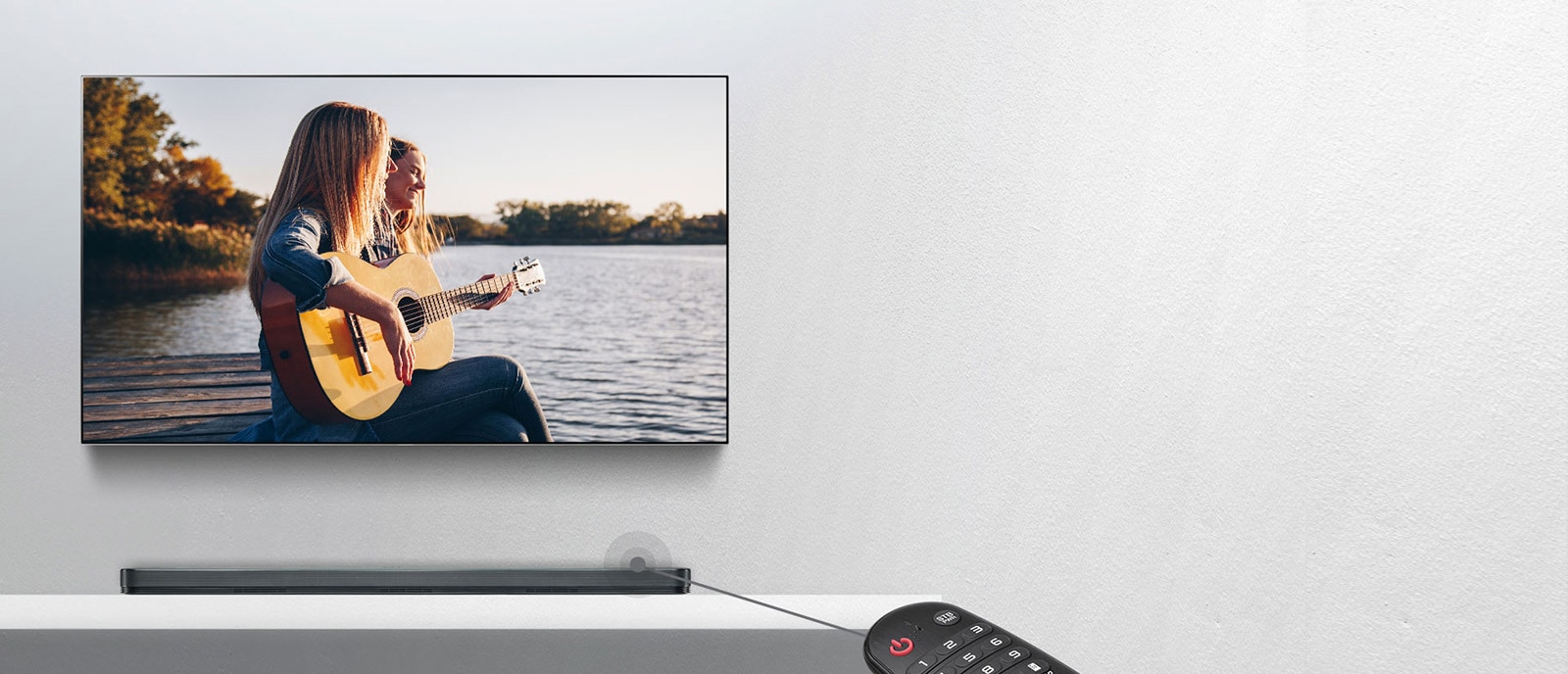 Styr med TV-fjernkontrollen<br>1