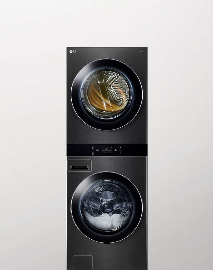 LG CES 2023 WashTower™ med Center Control™.