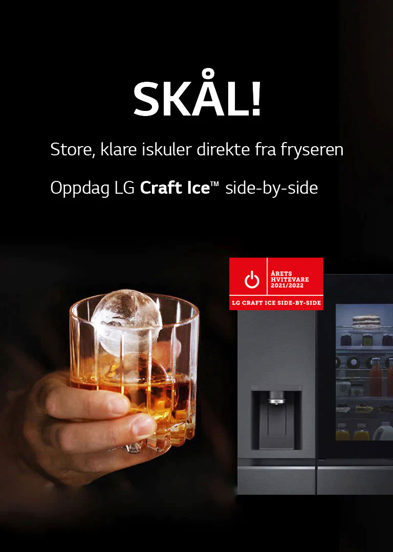 Store, klare iskuler direkte fra fryseren