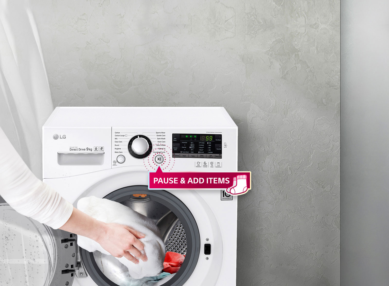 Pause og legge til tøy1