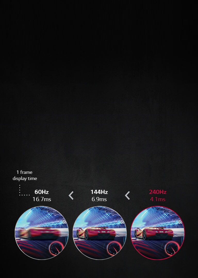 Flytende spillebevegelser med 240Hz2