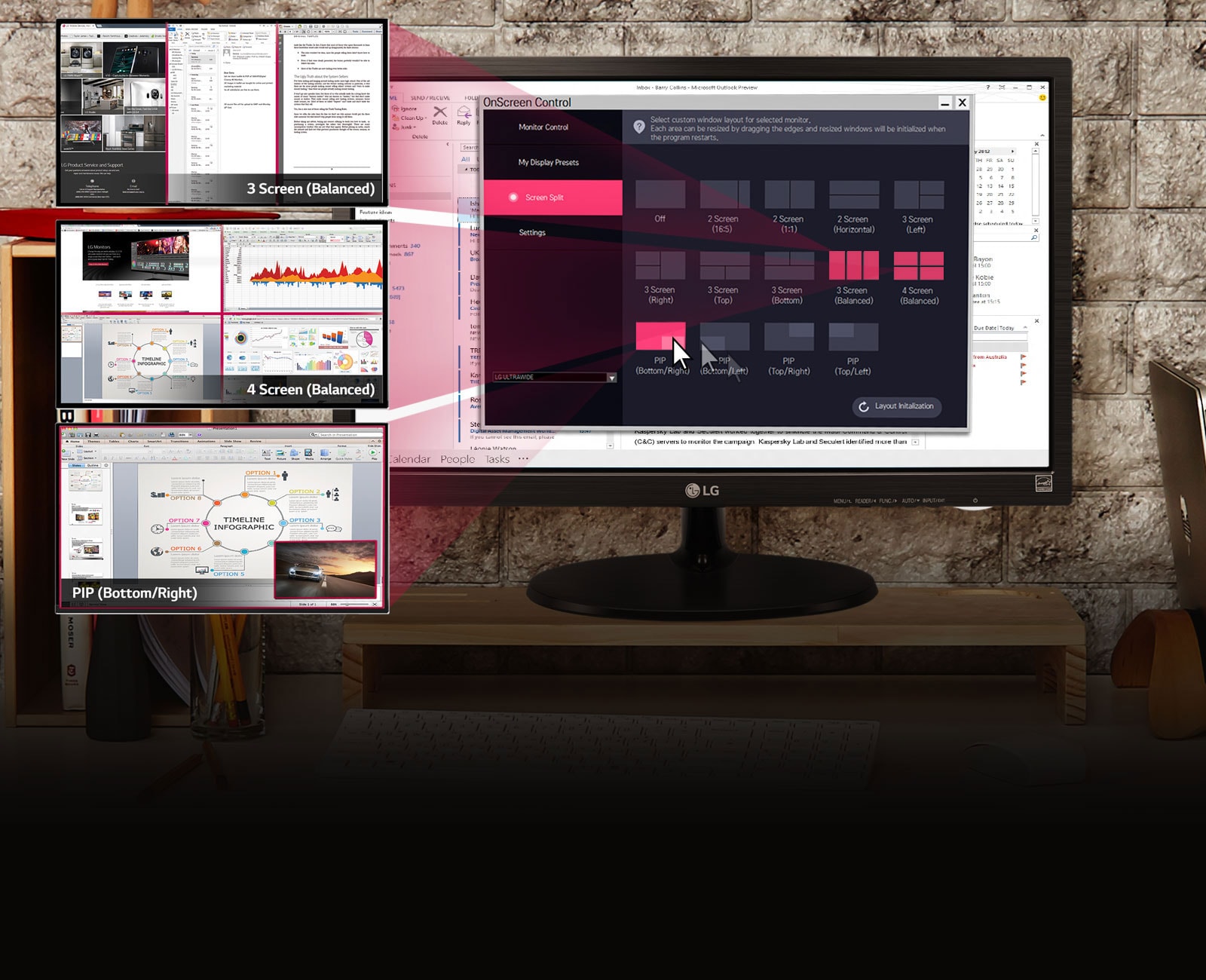 Tilpass arbeidsområdet ditt for multitasking1