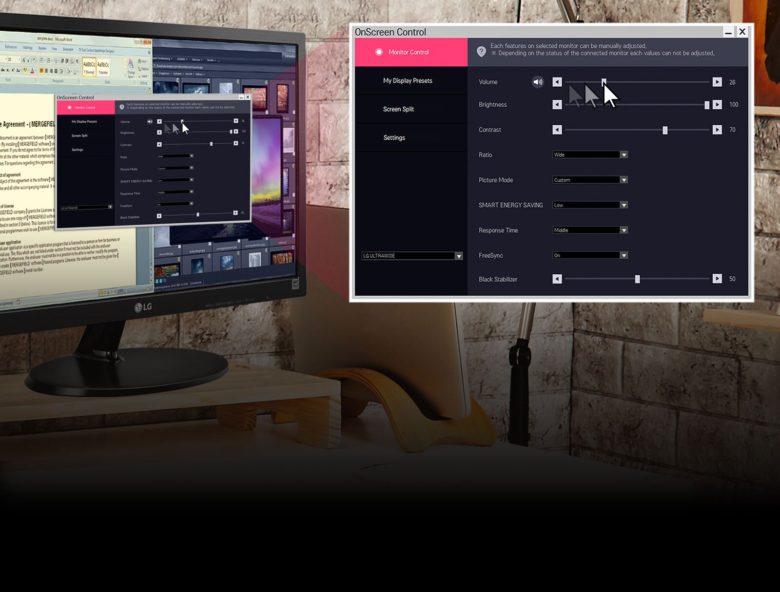 Forhåndsinnstilte valg med ett enkelt klikk1