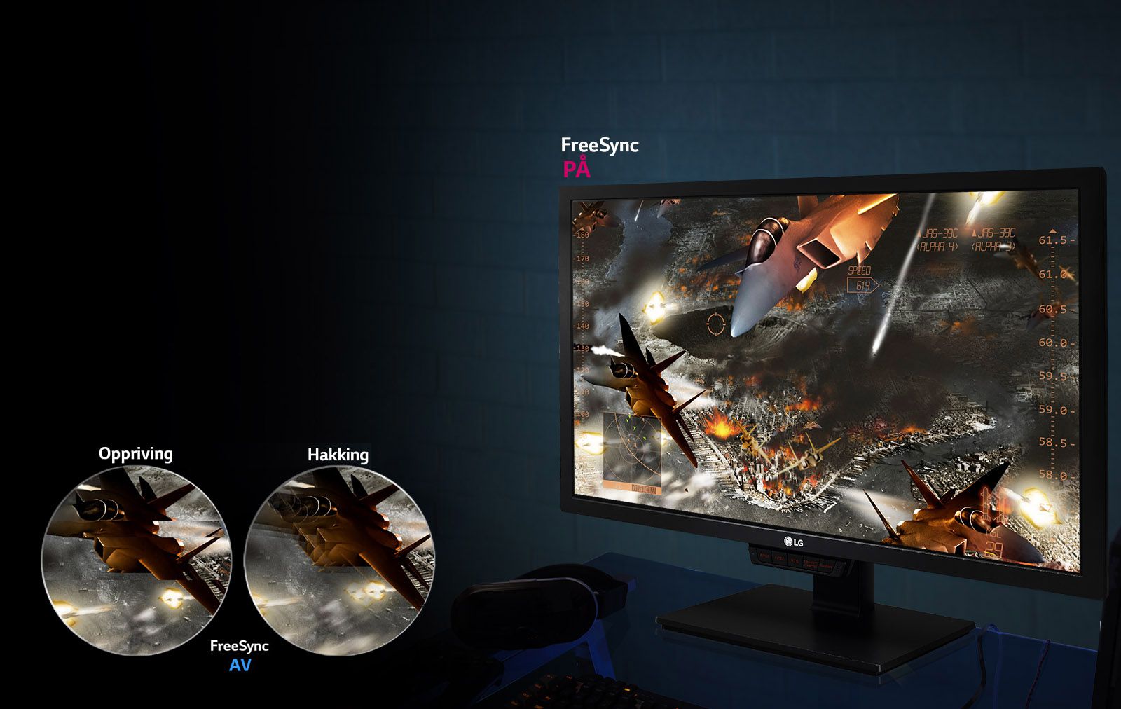 AMD FreeSync™-teknologi   <br>1