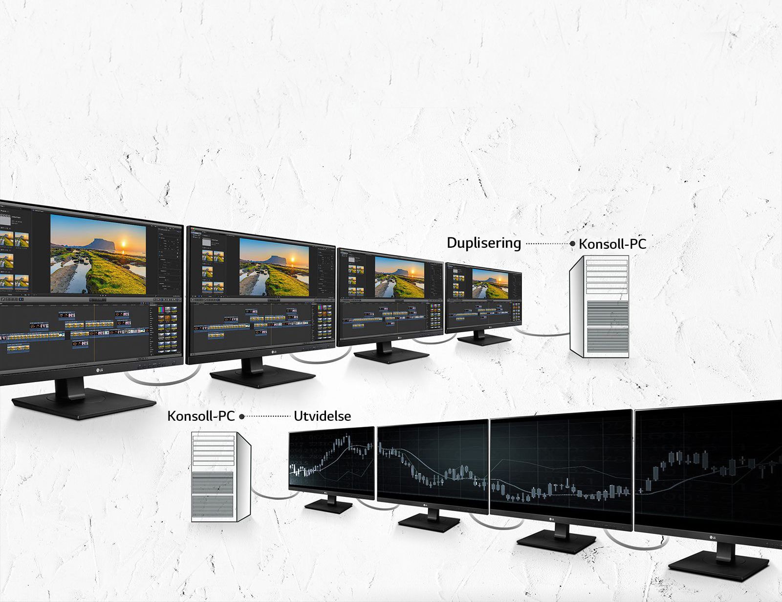 Dupliser og utvid skjermen enkelt med Daisy Chain1