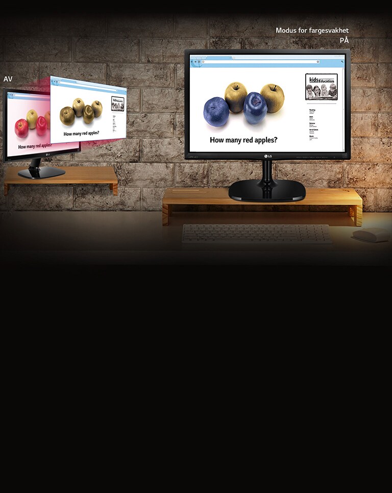 Tilbyr forbedret fargevisning av fargesvakhet<br>2