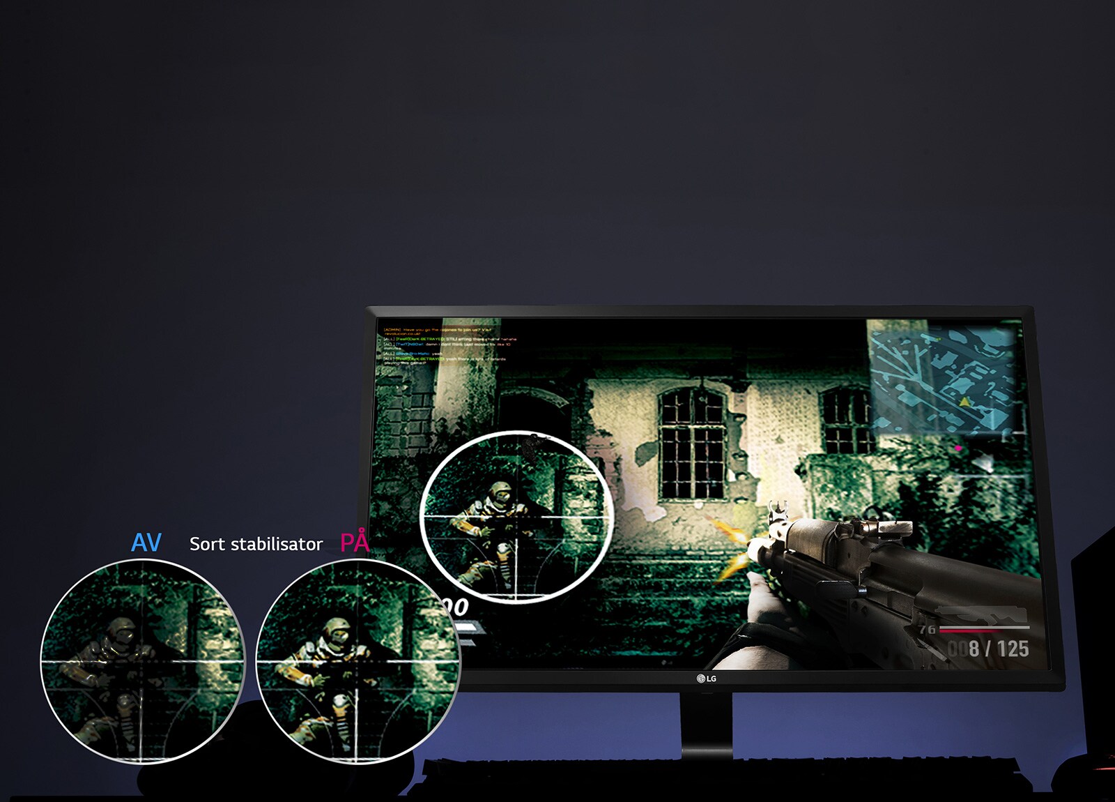 Ulike funksjoner for å vinne: Sort stabilisator1