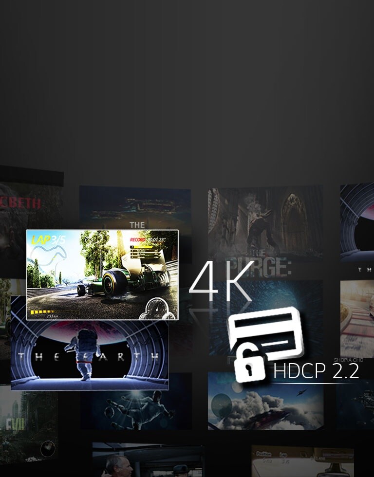 Kompatibel med HDCP 2.22