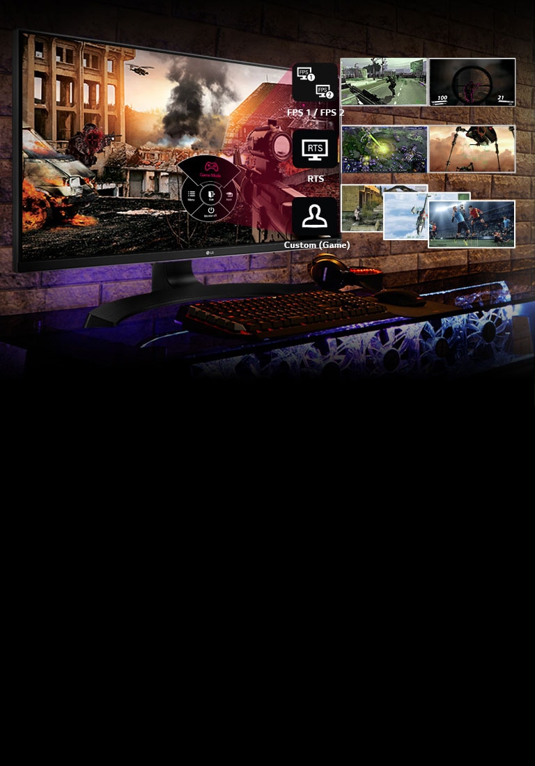 Optimalisert innstilling for spillene du liker<br>2