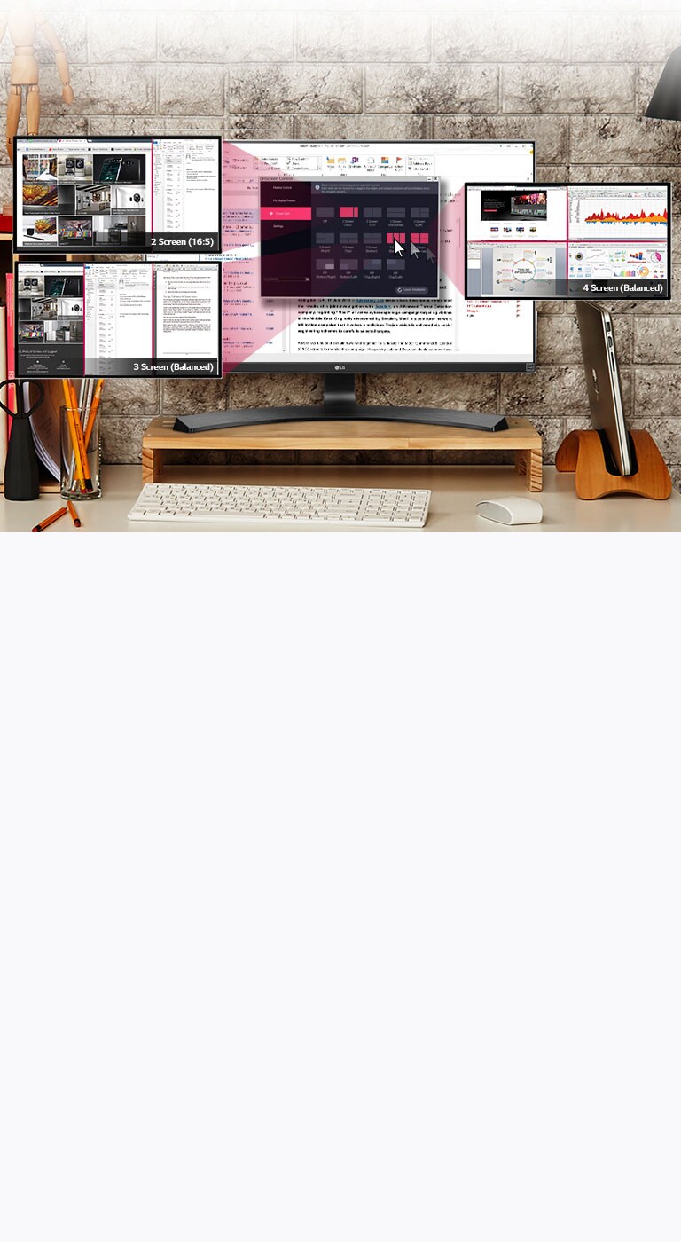 Del opp arbeidsområdet ditt<br>4