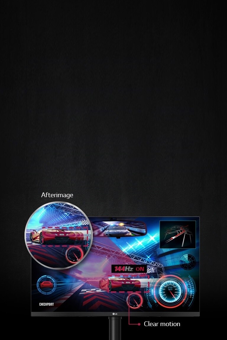 Fluid Gaming Motion with 144Hz Refresh Rate