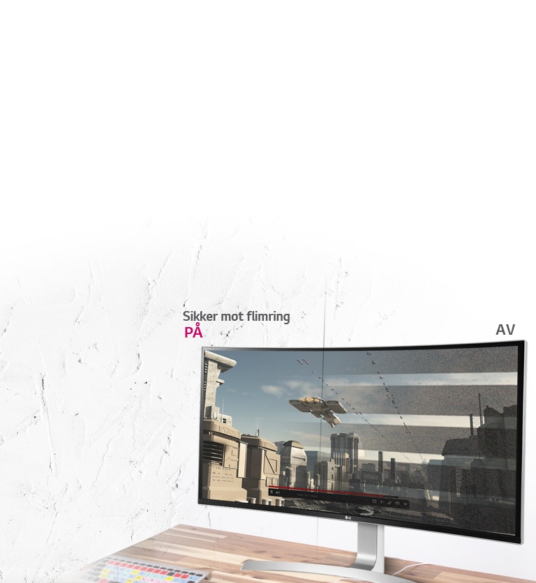 Proff fargegjengivelse Synskomfort uten flimring2