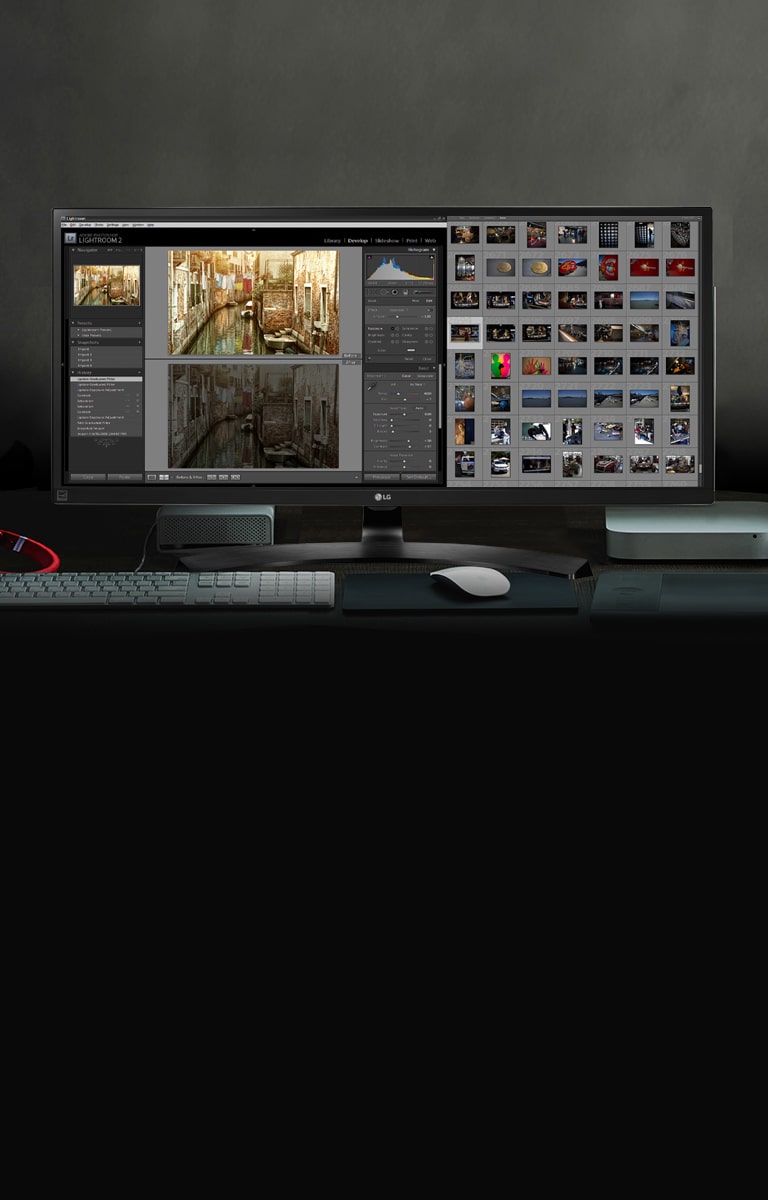 21:9 UltraWide™ QHD på IPS-skjerm<br>2