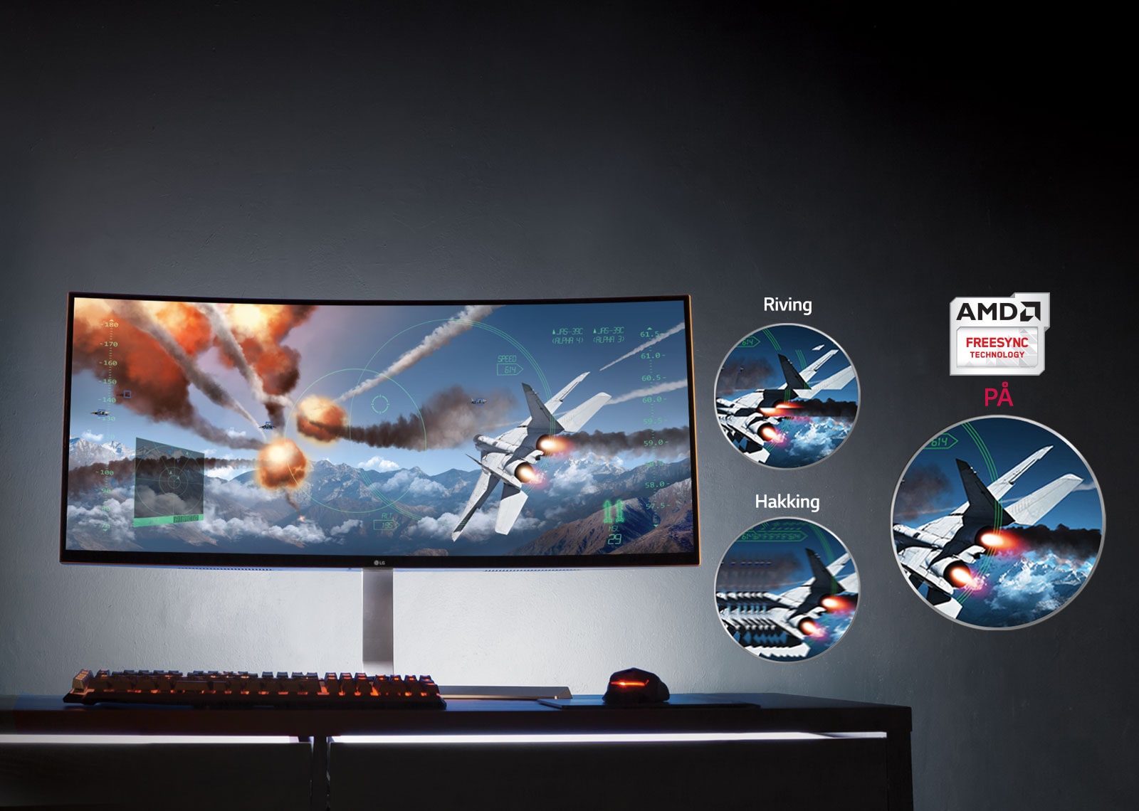 AMD FreeSync™-teknologi<br>1