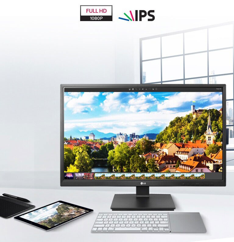 Full HD IPS-skjerm  